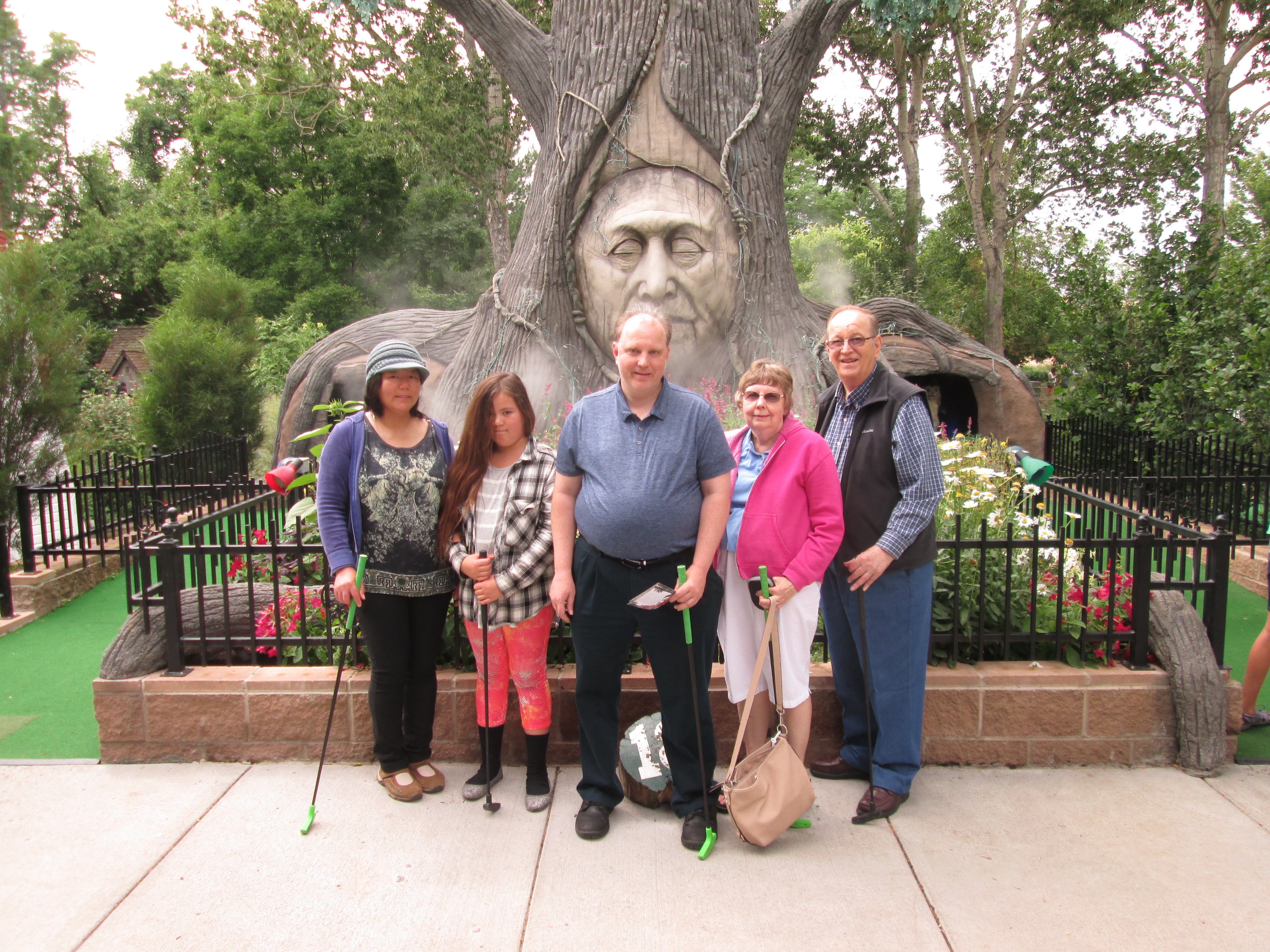 With Mike's Family